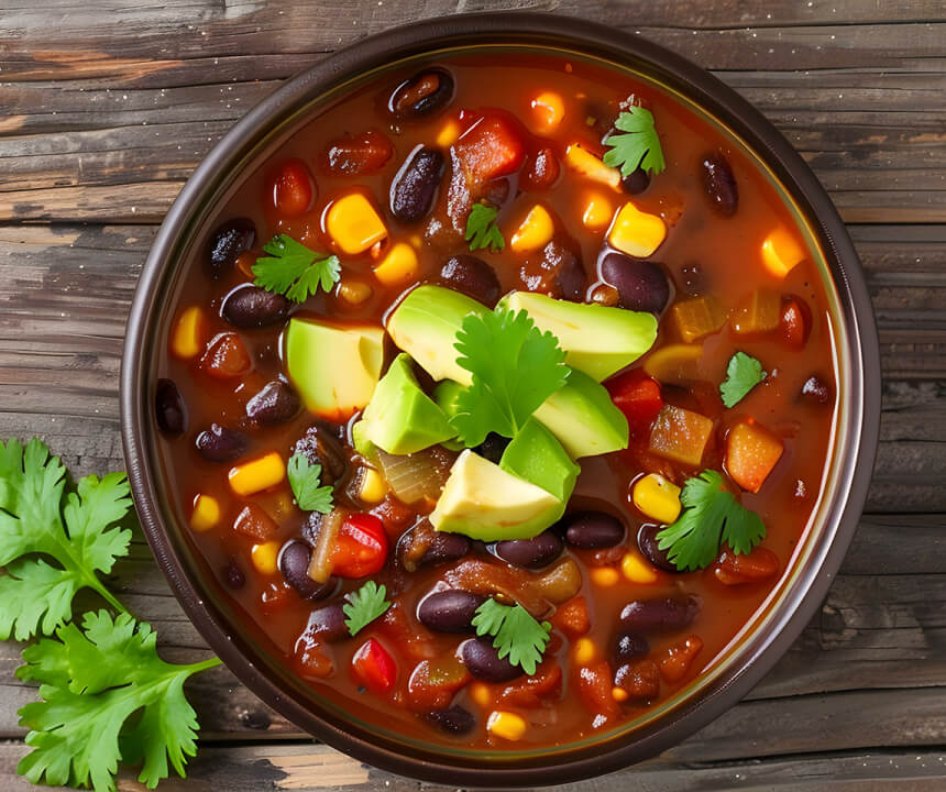 Zesty Mexican style Soup
